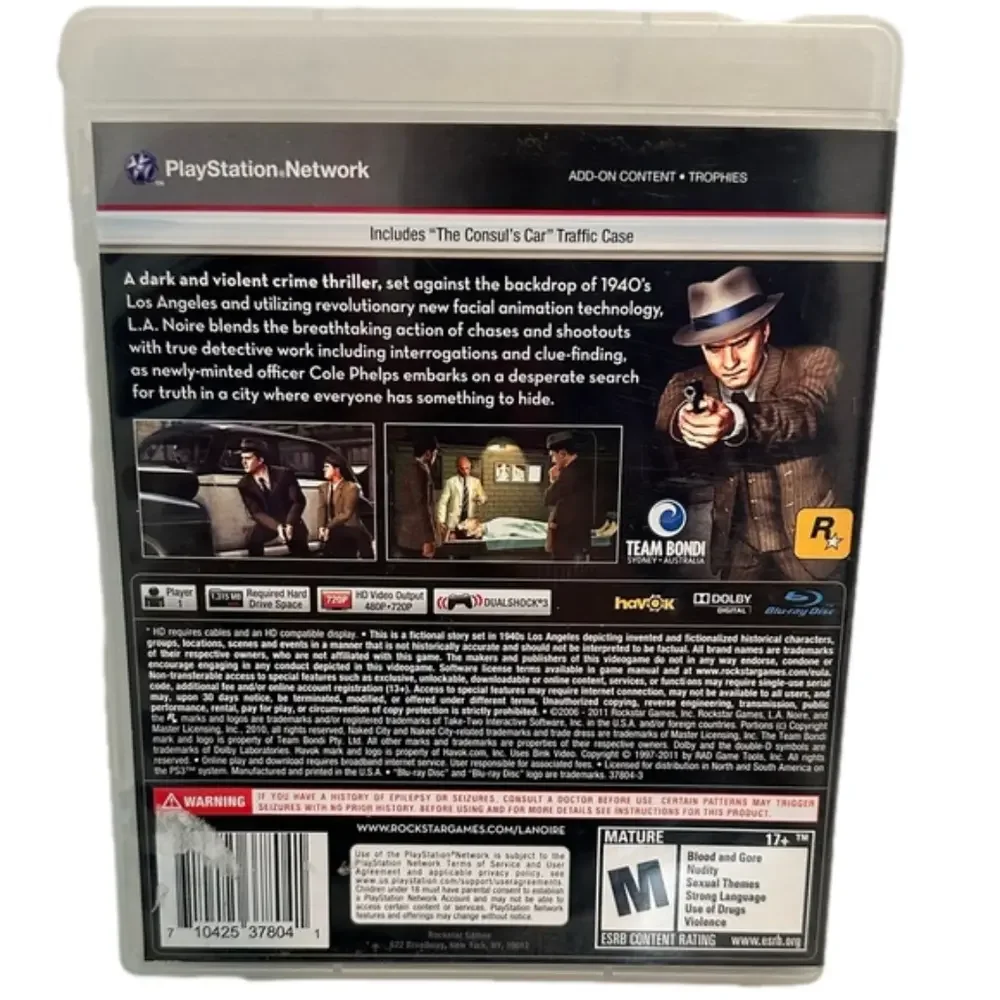 L.A Noire for PS3